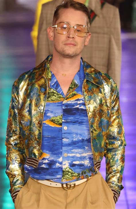 caulkin gucci|macaulay culkin gucci catwalk.